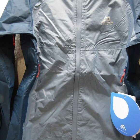 NEW MOUNTAIN EQUIPMENT Womens Zeno Packable Waterproof Jacket Stellar Blue Sz L - Picture 2 of 12